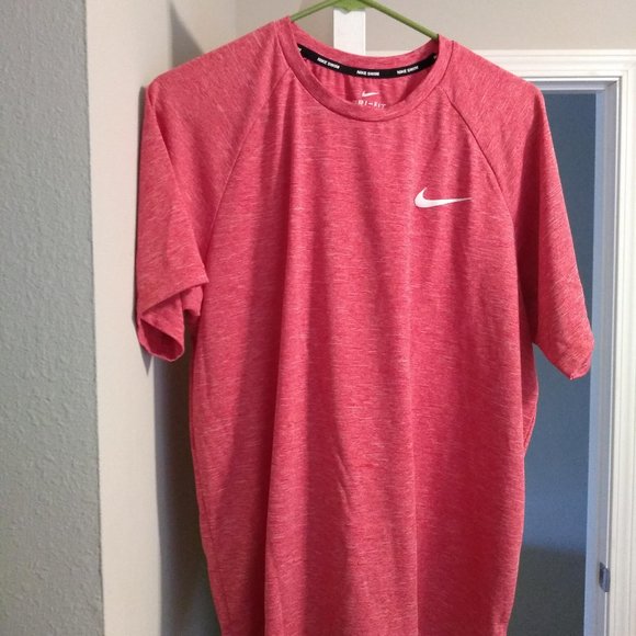 Dri Fit Nike Crew Neck Swim Shirt - Picture 1 of 2